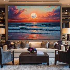 Dessin Peinture Nuit, art mural décoration nature