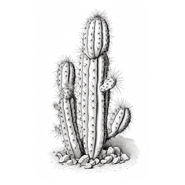 Dessin Tableau Cactus