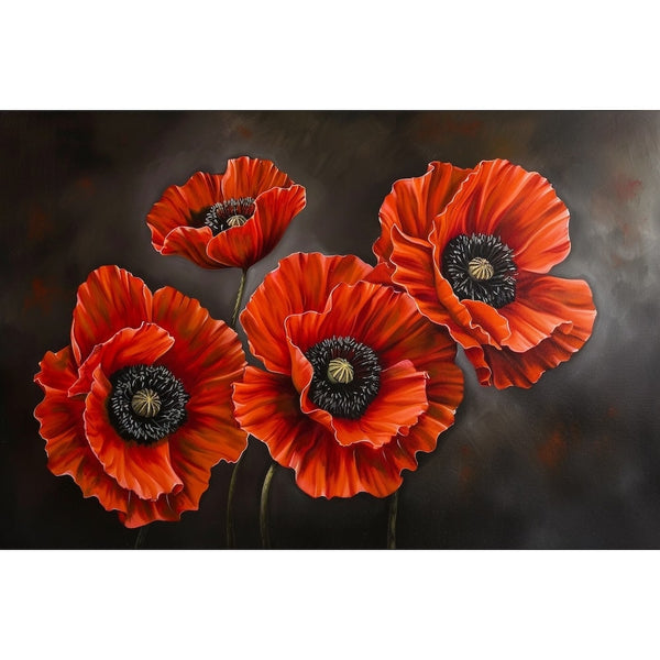 Fleurs De Coquelicots Peinture
