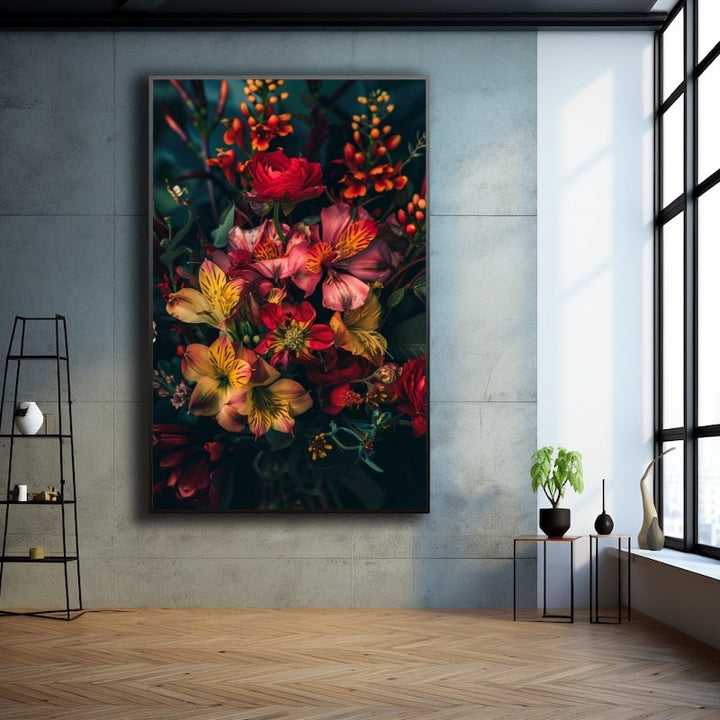 Grand Tableau De Fleurs