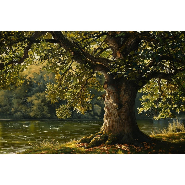 Grand Tableau Arbre, art mural décoration nature