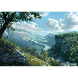 Grand Tableau Paysage, art mural décoration nature