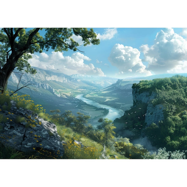 Grand Tableau Paysage, art mural décoration nature