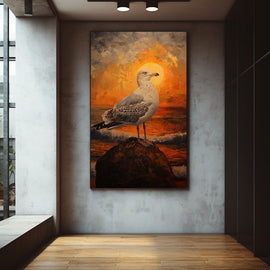 La Mouette Tableau, art mural décoration nature