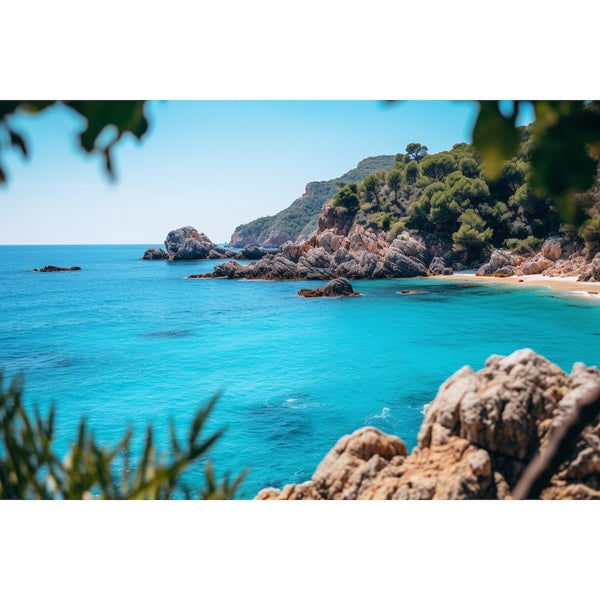 Tableau Mer Turquoise, art mural décoration nature