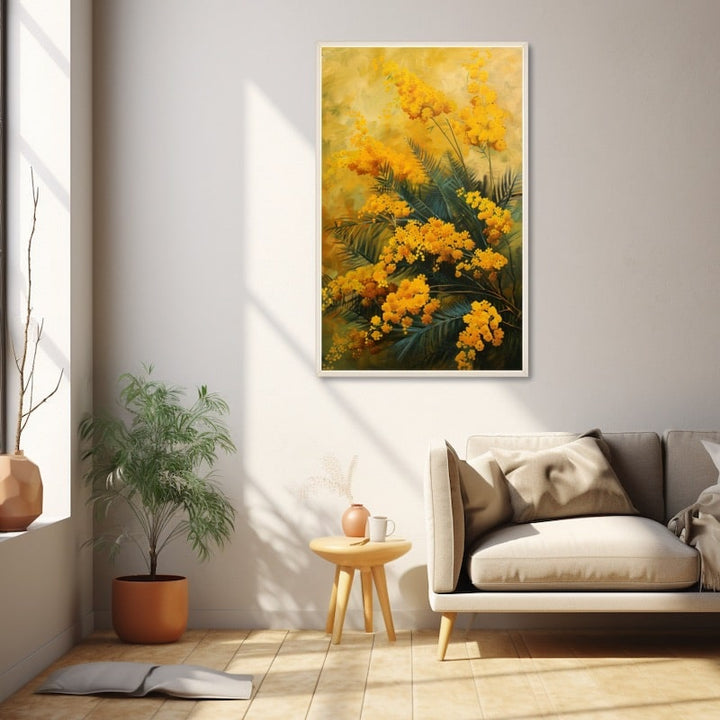 Mimosa En Peinture