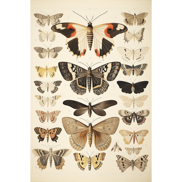 Tableau Papillon de Nuit, art mural décoration nature