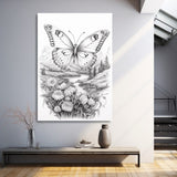 Papillon Dessin Peinture