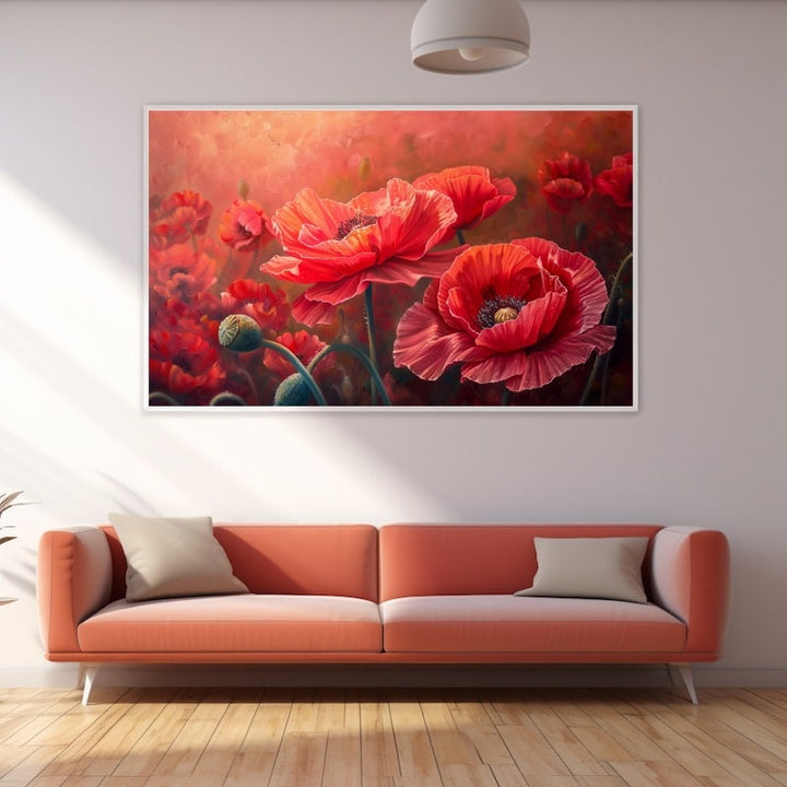 Peinture Acrylique Coquelicot Art