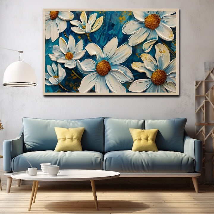 Peinture Acrylique Marguerite