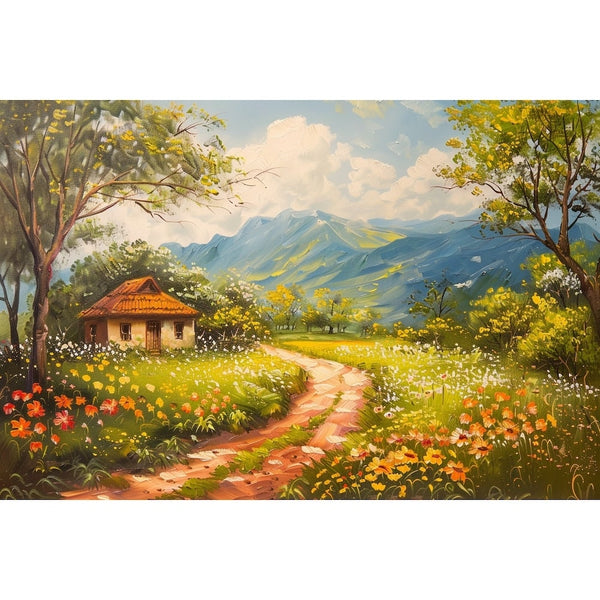 Peinture Acrylique Paysage Campagne