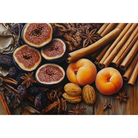 Peinture Acrylique Fruits, art mural décoration nature
