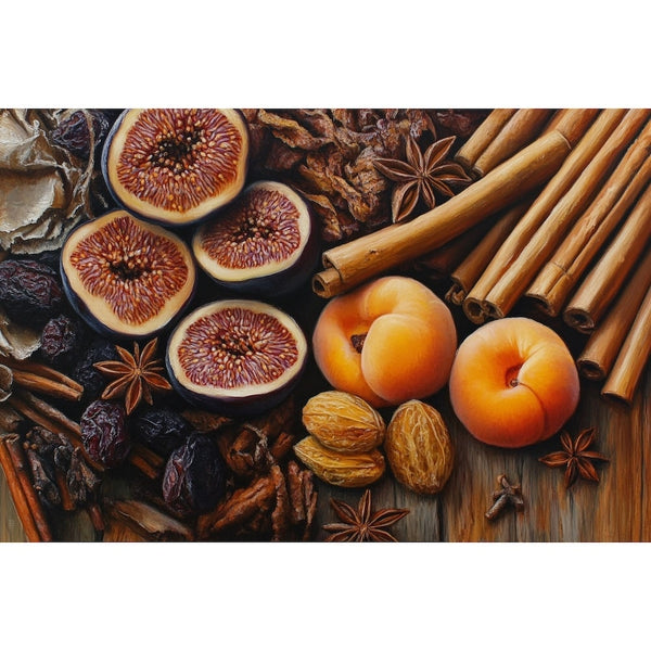 Peinture Acrylique Fruits, art mural décoration nature