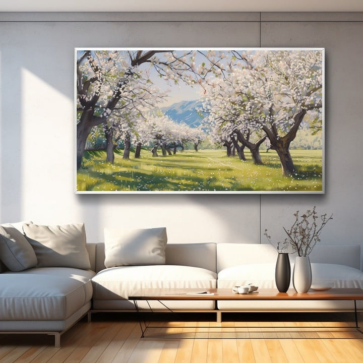 Peinture Amandiers En Fleurs
