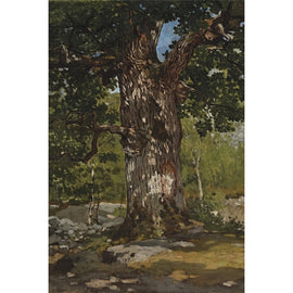 Peinture Arbre Monet, art mural décoration nature