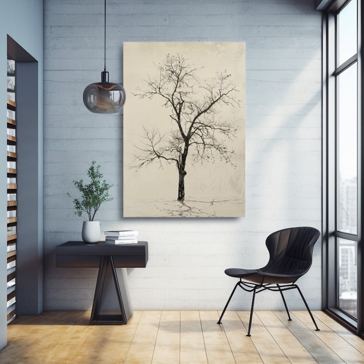 Peinture Arbre Dessin, art mural décoration nature
