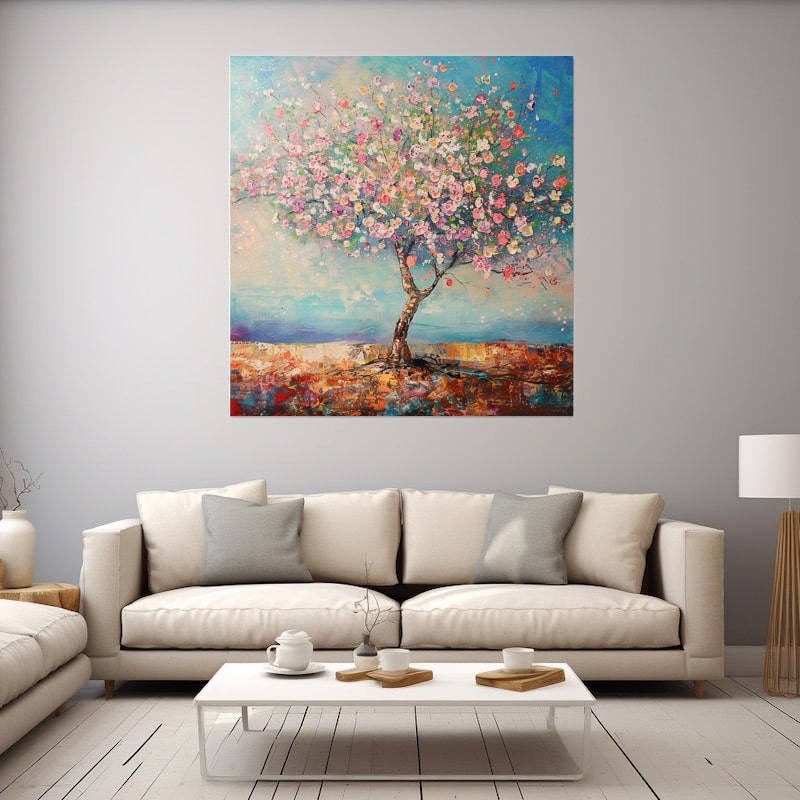 Peinture Arbre Fleuri