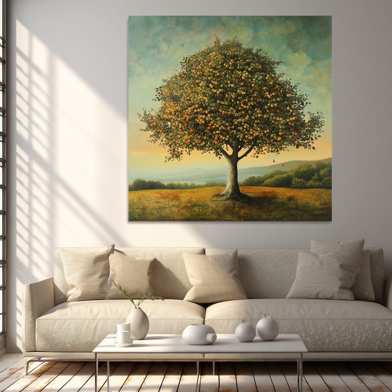 Peinture Arbre Fruitier