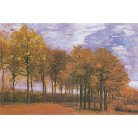 Peinture Automne Van Gogh, art mural décoration nature