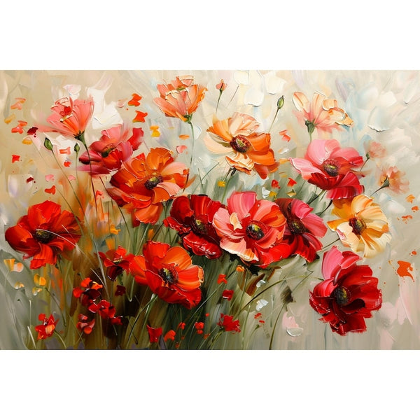 Peinture Avec Des Fleurs