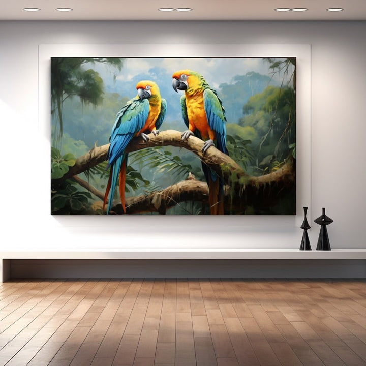 Peinture Avec Des Perroquets