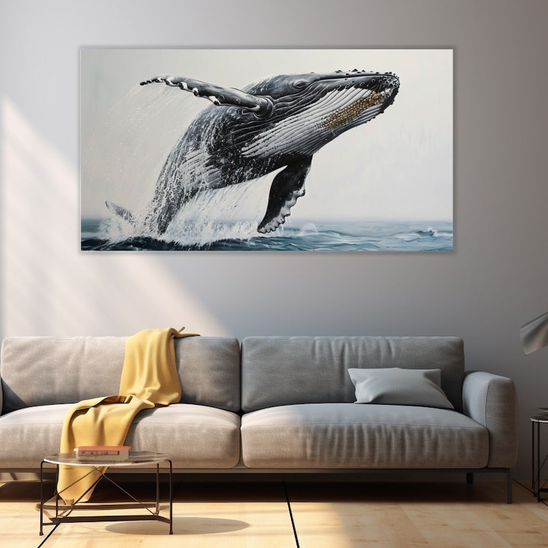 Peinture Baleine