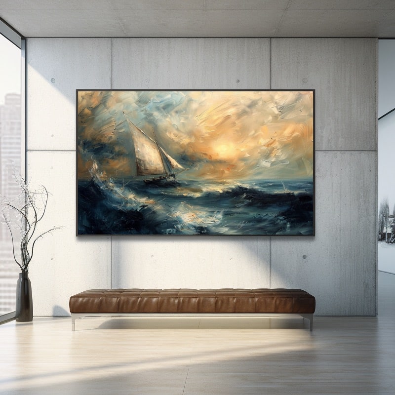 Peinture Bateau Mer