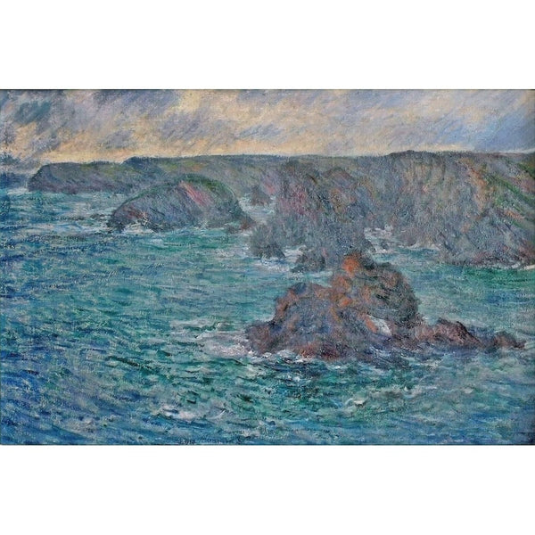Peinture Belle Ile en Mer, art mural décoration nature