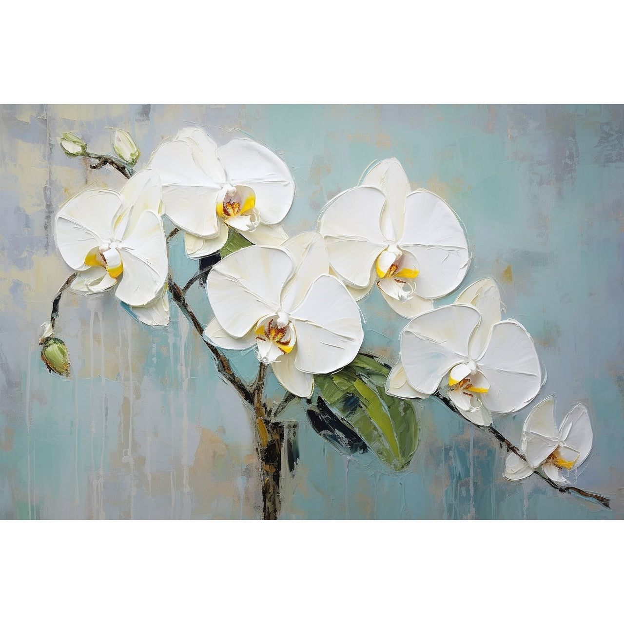 Peinture Blanches Orchidées