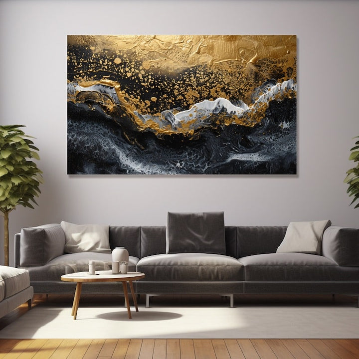 Peinture Bord de Mer Moderne, art mural décoration nature