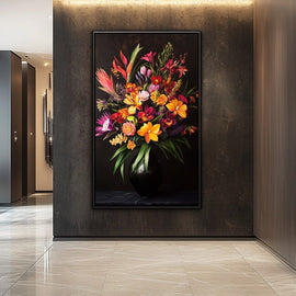 Peinture Bouquet, art mural décoration nature