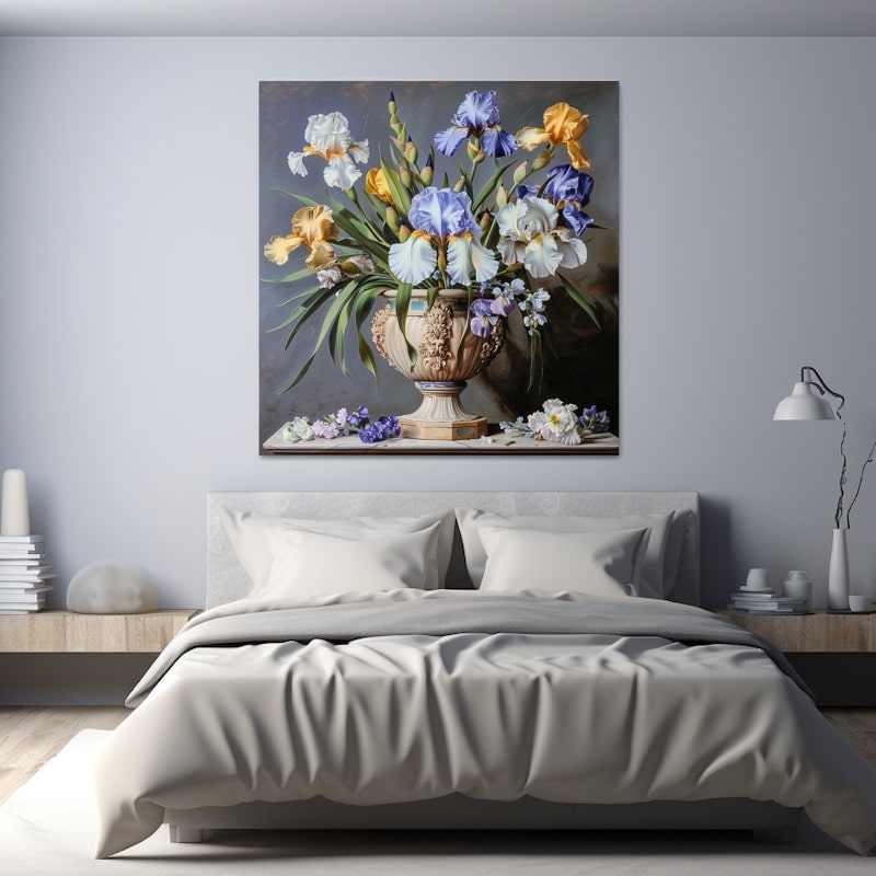 Peinture Bouquet D'Iris