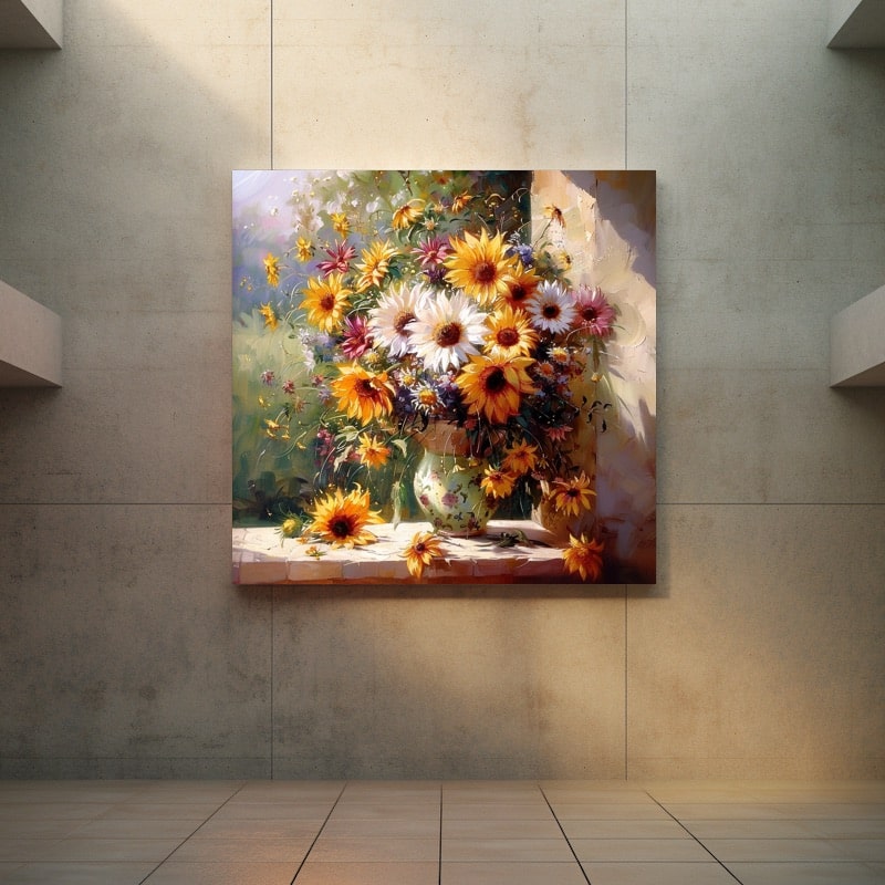 Peinture Bouquet De Fleurs