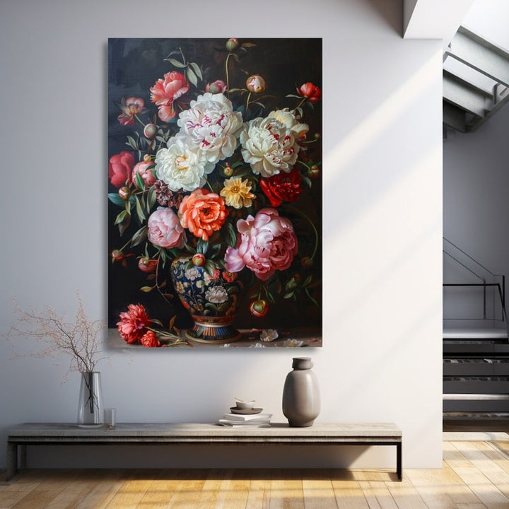 Peinture Bouquet De Pivoines