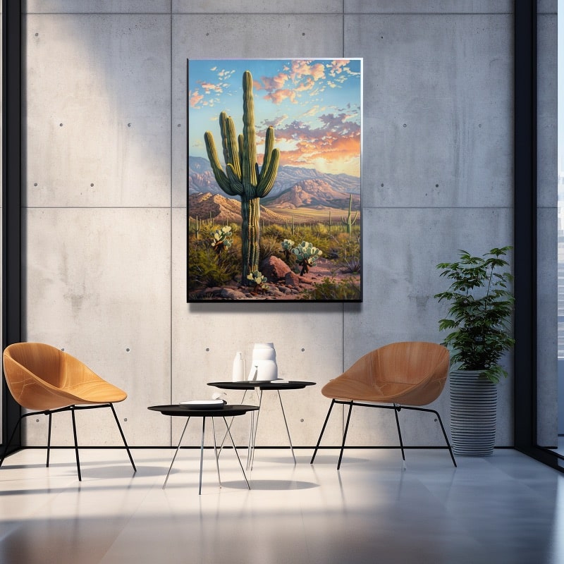 Peinture Cactus