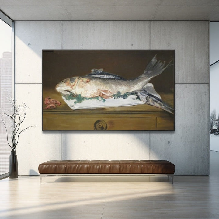 Peinture Célèbre Poisson, art mural décoration nature