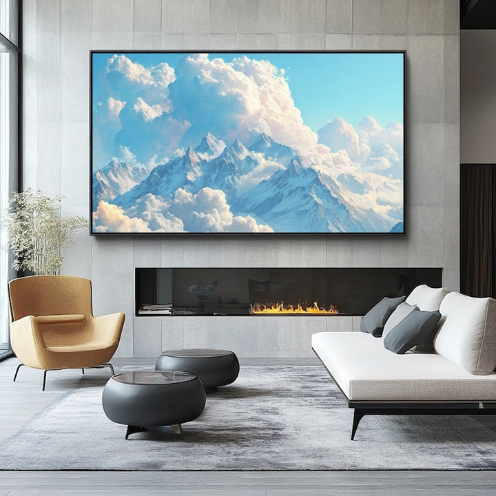 Peinture Ciel Nuage, art mural décoration nature