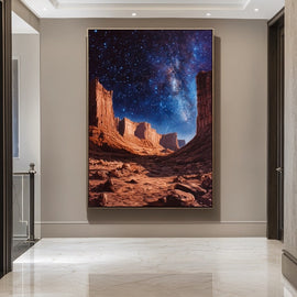 Peinture Ciel de Nuit, art mural décoration nature