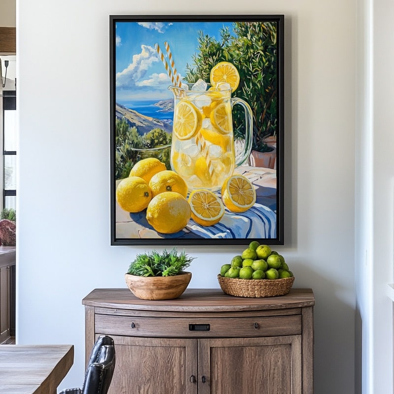 Peinture Citrons