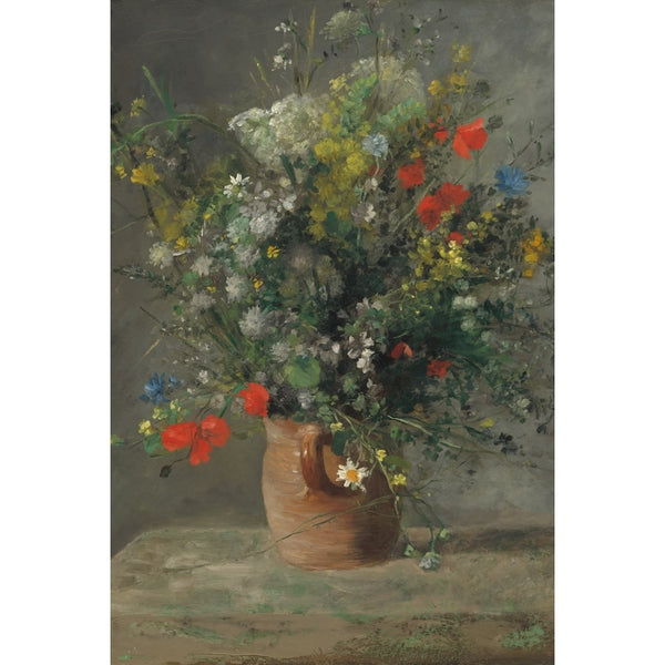 Peinture Coquelicot Renoir, art mural décoration nature