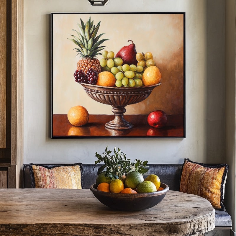 Peinture Coupe de Fruits