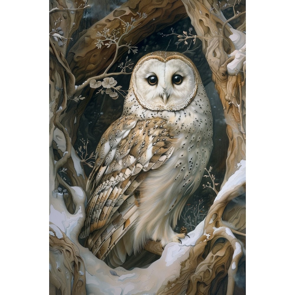 Peinture D'un Hibou