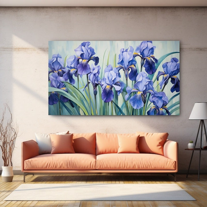 Peinture De Fleurs D'Iris