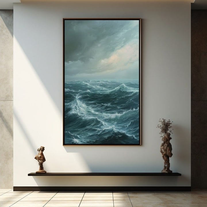 Peinture de la Mer, art mural décoration nature