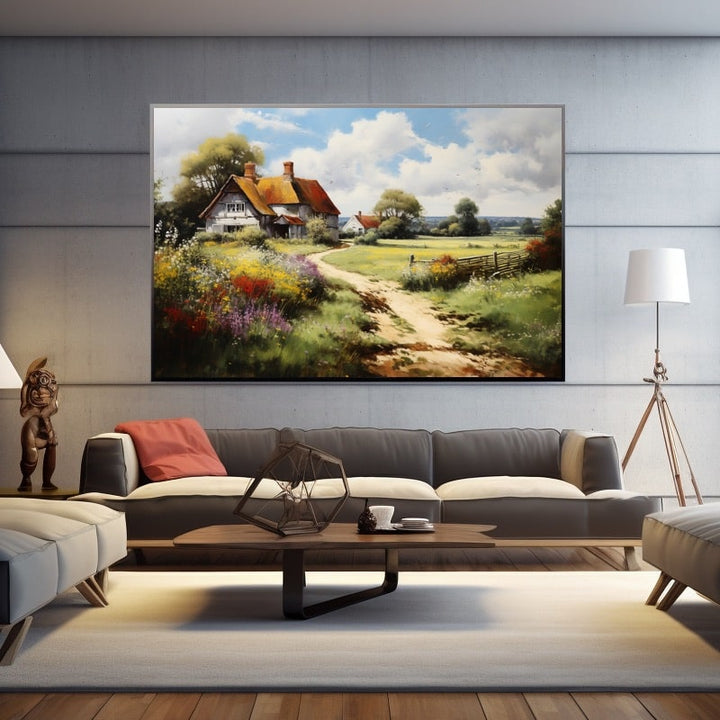 Peinture De Maison De Campagne