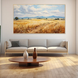 Peinture De Paysage De Campagne