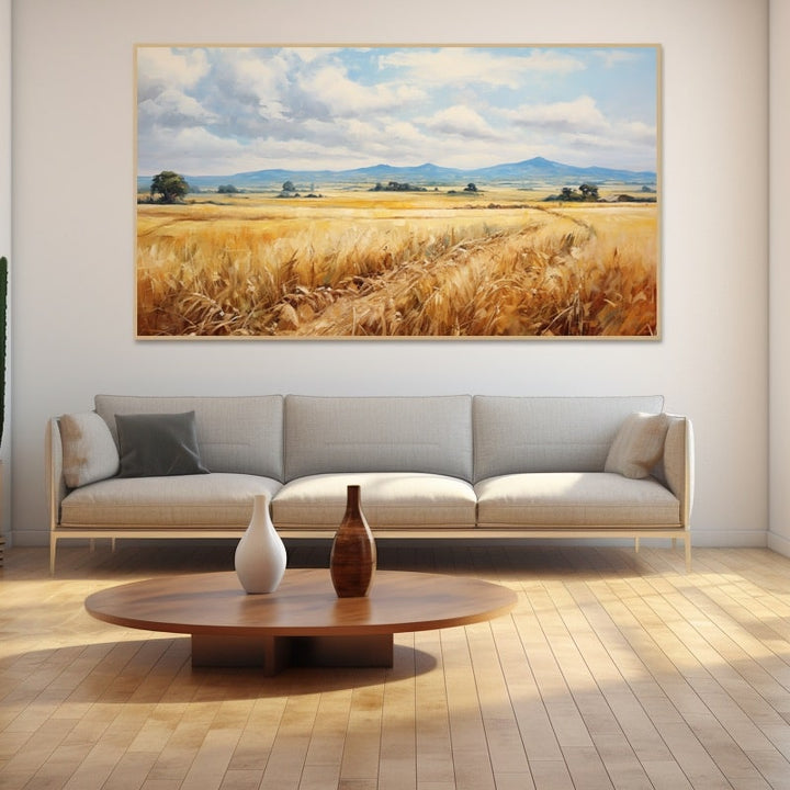Peinture De Paysage De Campagne