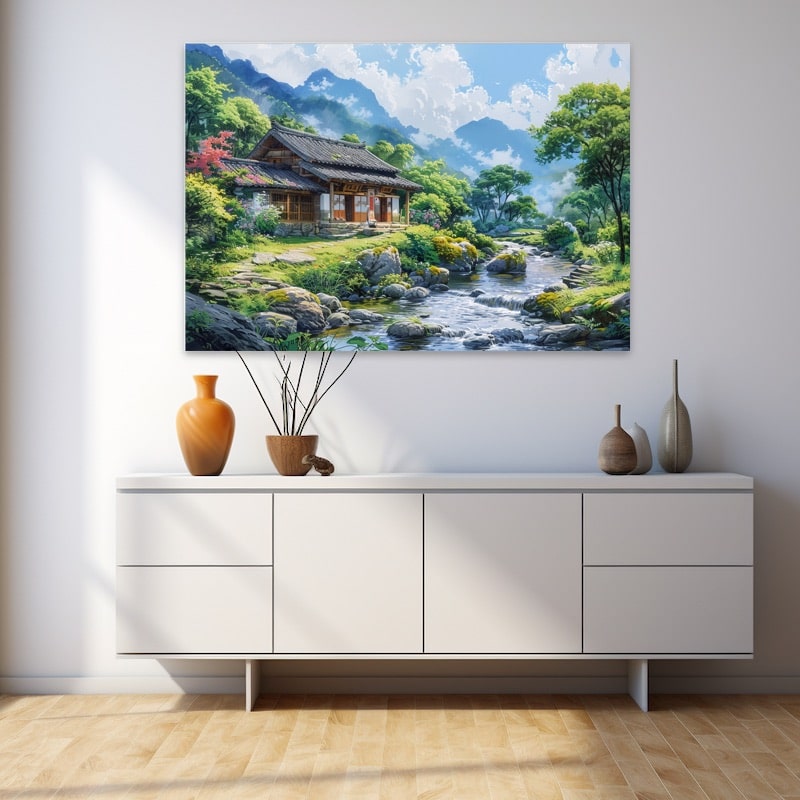 Peinture De Paysage Japonais