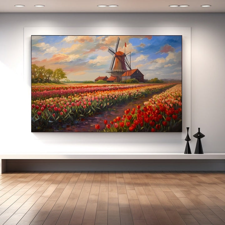 Peinture De Tulipes