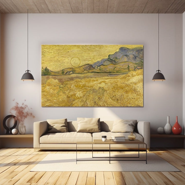 Peinture de Van Gogh Paysage, art mural décoration nature
